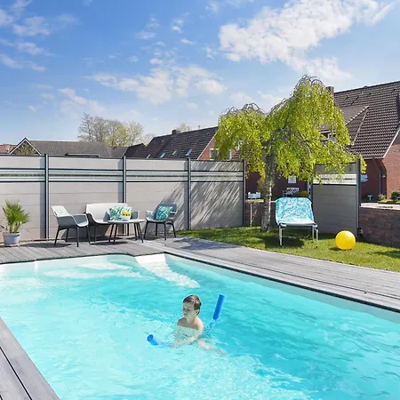 Lägenhet Haus Strandkorb - Poolnaehe - Garten - Tischtennis Bensersiel