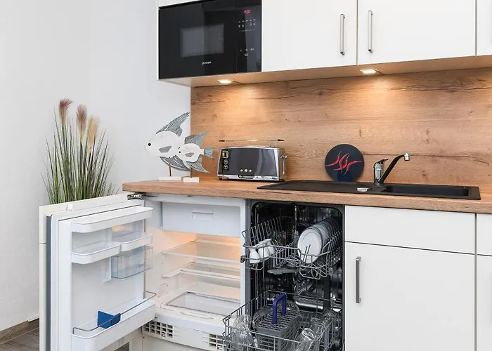 アパート Haus Strandkorb - Poolnaehe - Garten - Tischtennis ベンサージール