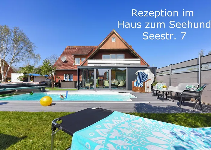 Haus Strandkorb - Poolnaehe - Garten - Tischtennis * Bensersiel